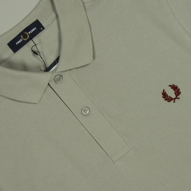 Fred Perry Plain Polo Shirt M6000 - Limestone-1